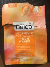 BALEA - Vitamin c 2-phasen tuch maske