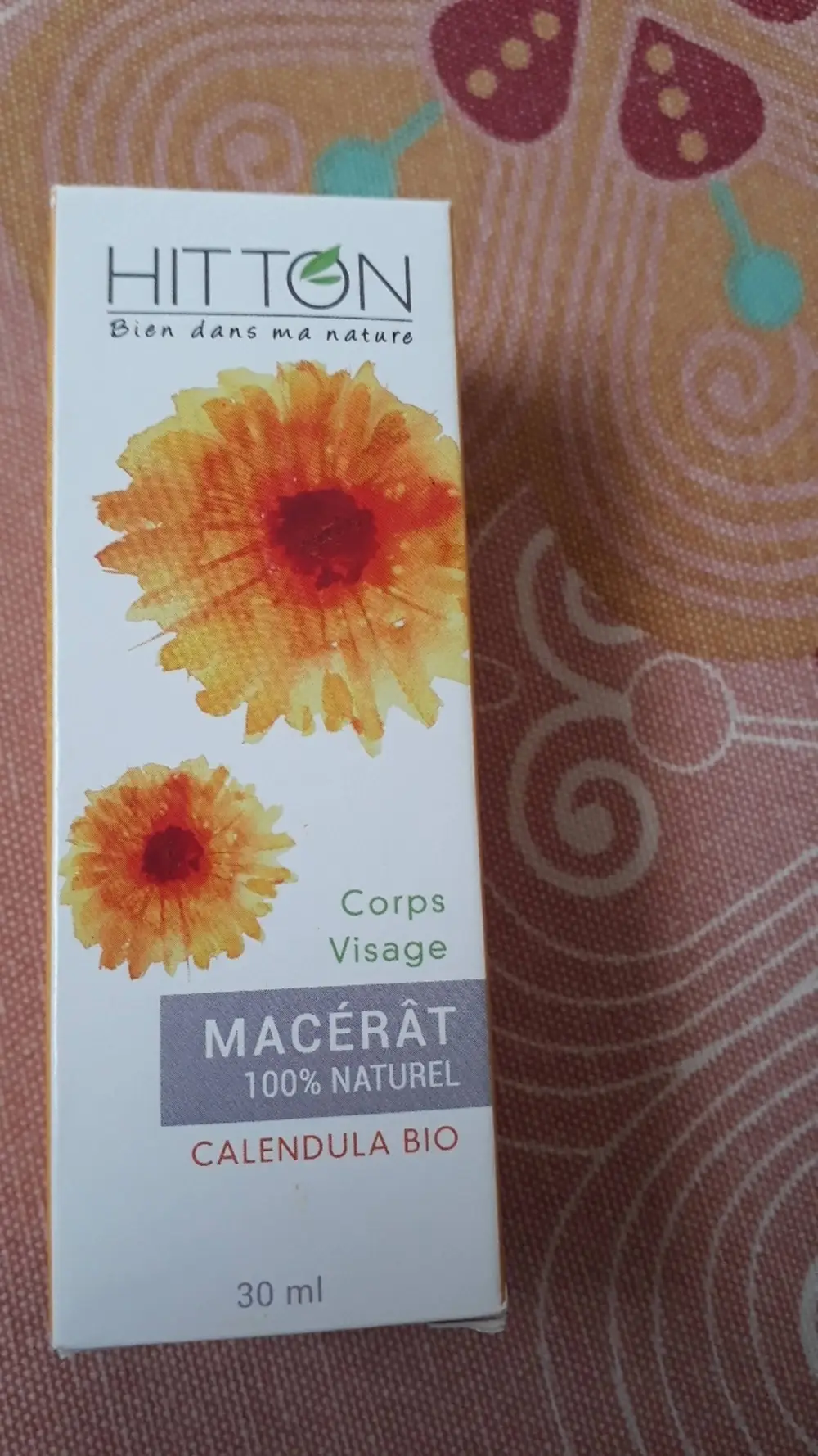 HITTON - Macérât - Calendula bio corps, visage