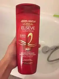 L'ORÉAL PARIS - Elseve color-vive - Shampooing soin protection couleur