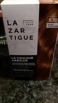 LAZARTIGUE - La couleur absolue -Coloration permanente 6.30 golden dark blond