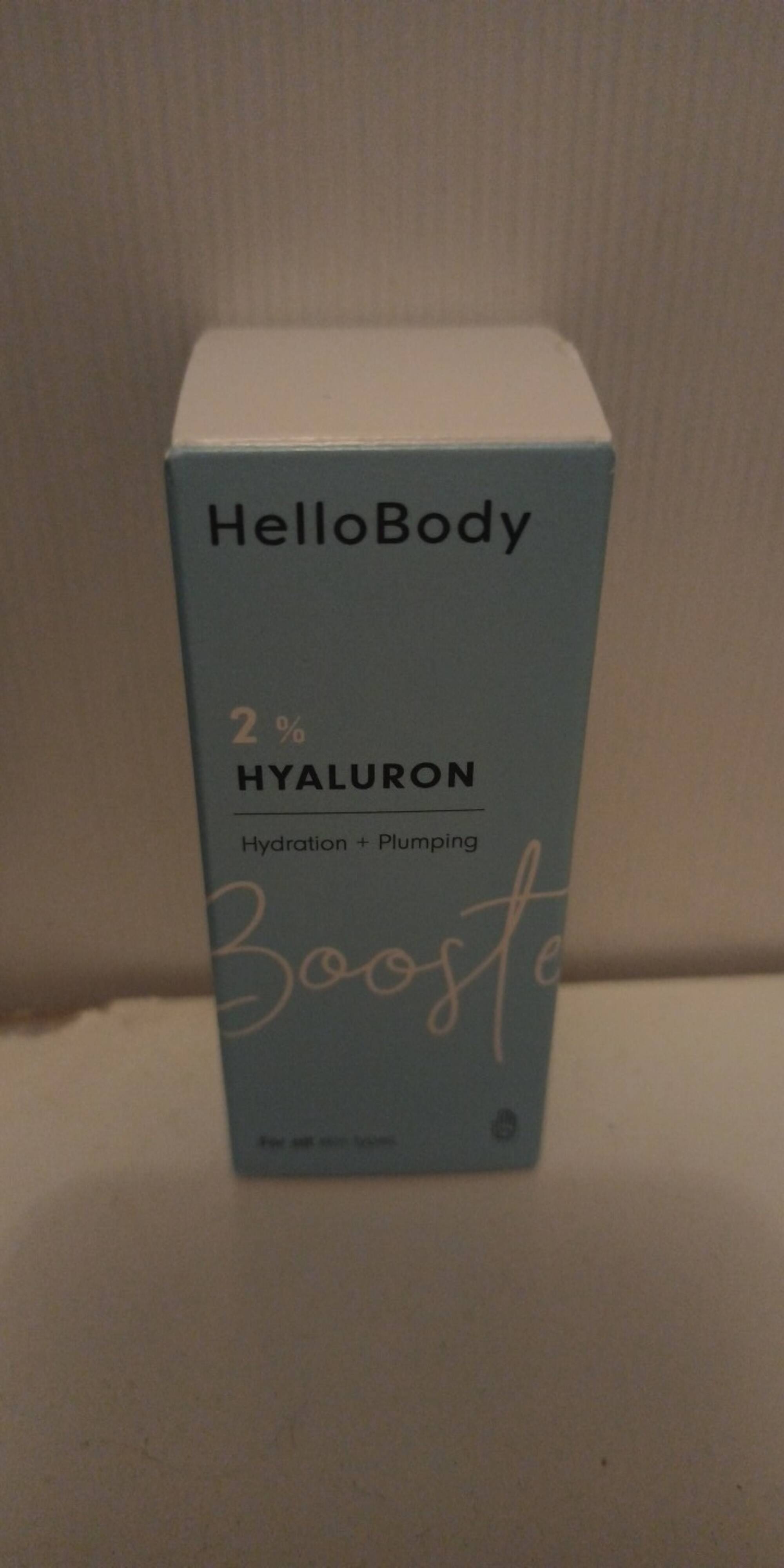 HELLOBODY - 2% Hyaluron -  Booste hydration + plumping