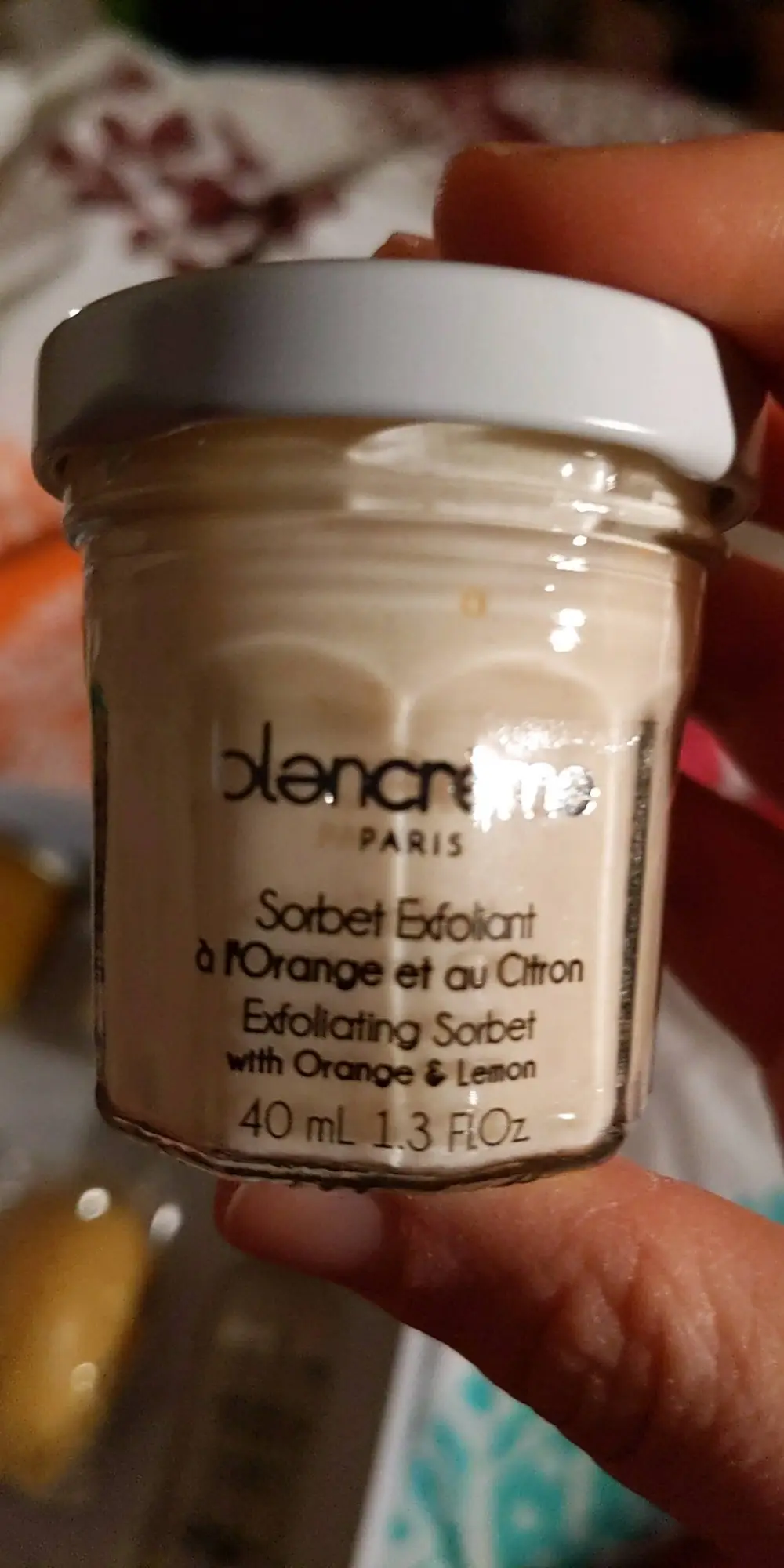 BLANCRÈME - Sorbet exfoliant à l'orange et au citron