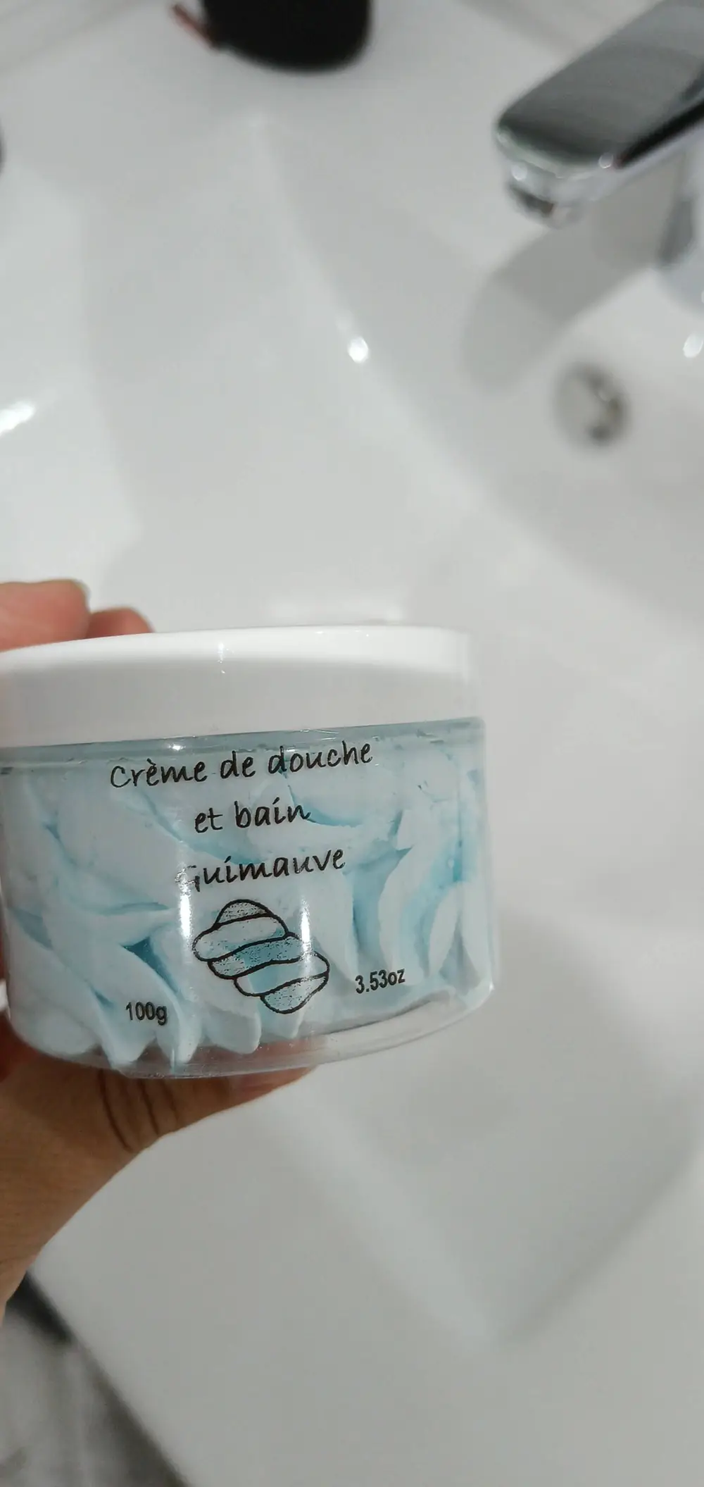 SAVONNERIE-BORMES - Crème de douche et bain guimauve