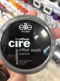ELITE MODELS - Cire coiffante - Effet matt