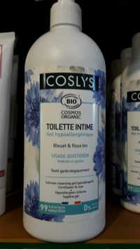 COSLYS - Bleuet & rose bio - Gel intime hypoallergénique