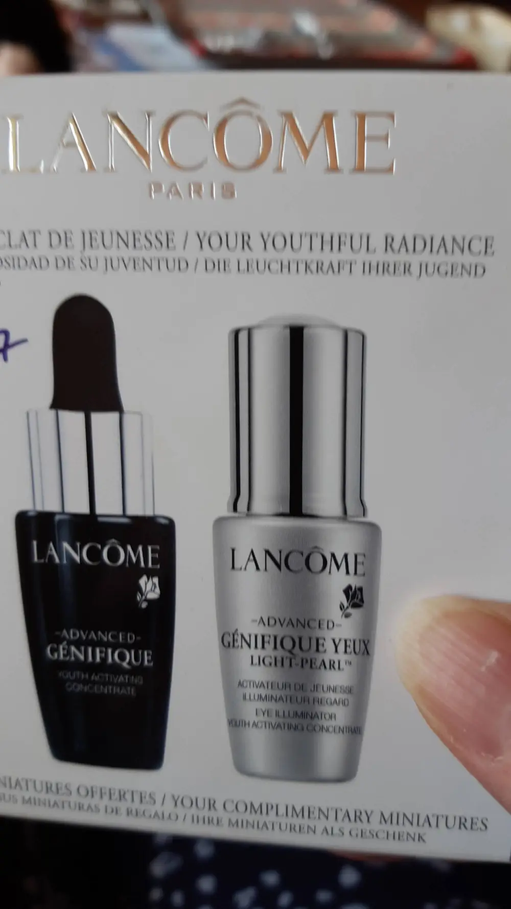 LANCÔME - Advanced - Génifique & génifique yeux light-pearl