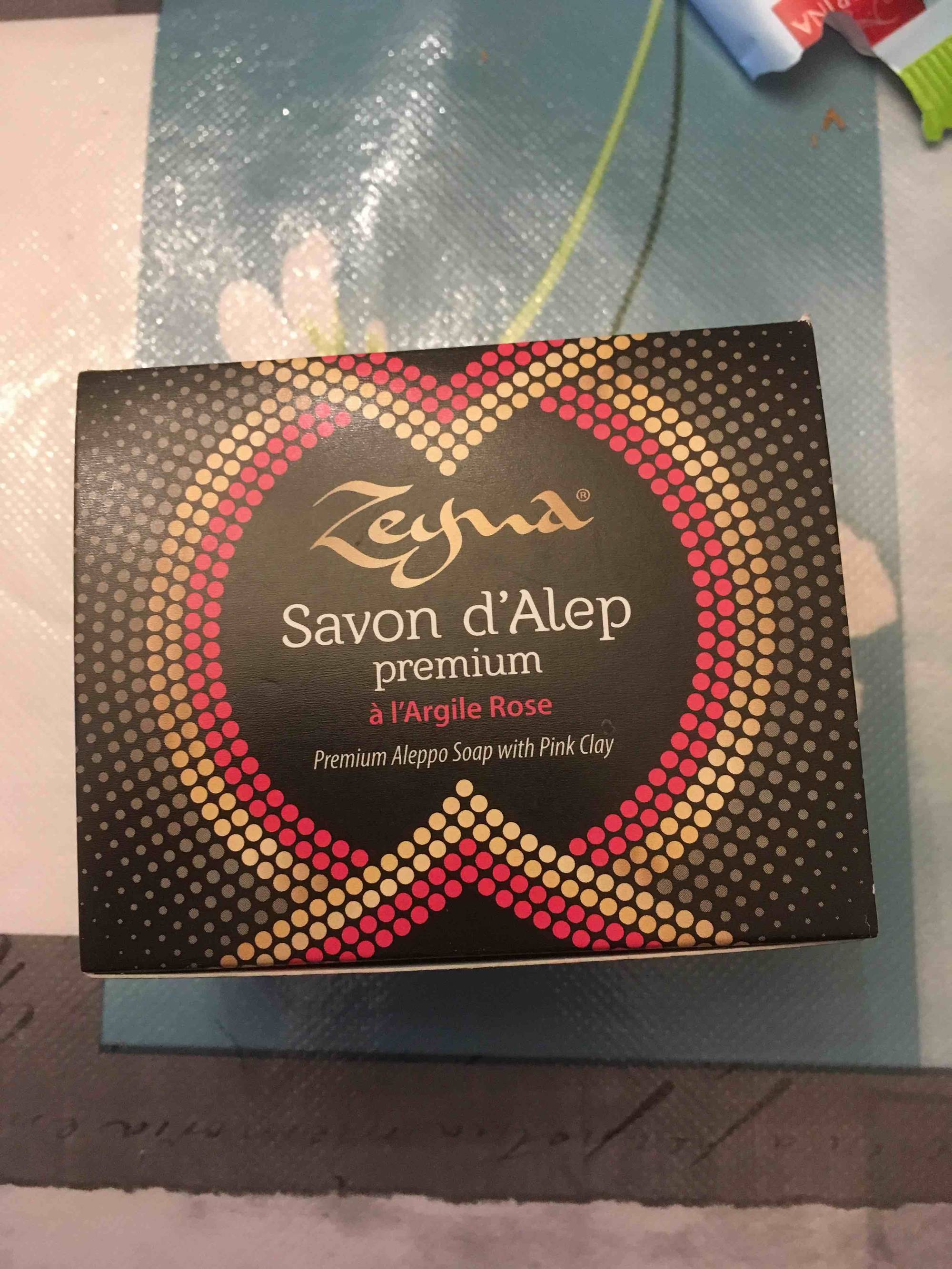 ZEYNA - Savon d'Alep premium à l'argile rose