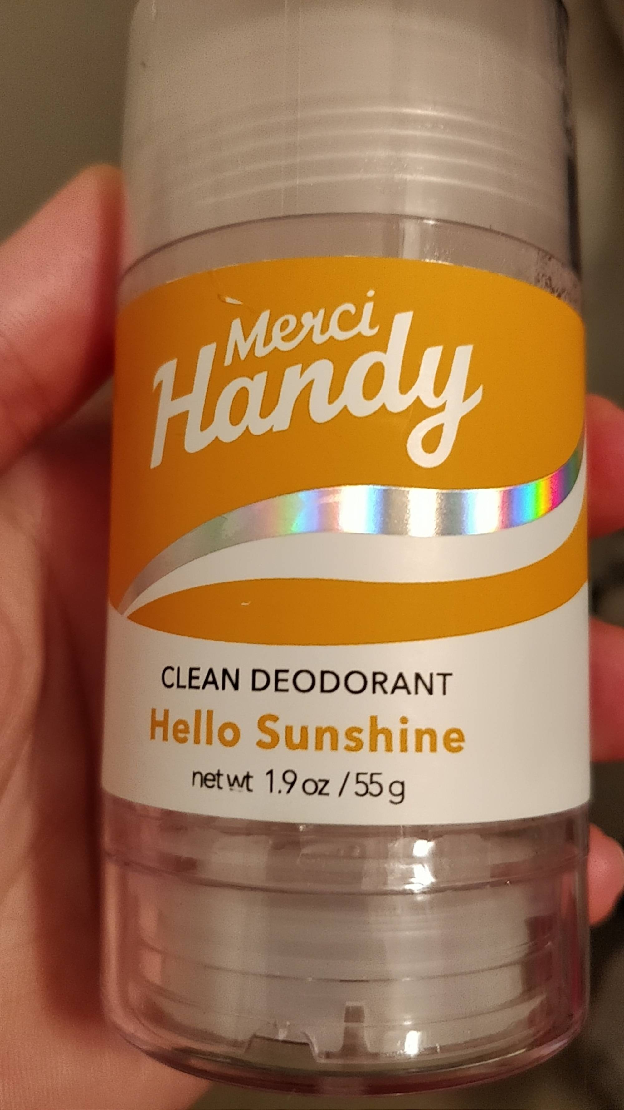 Test déodorants Merci Handy - Notre avis