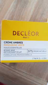 DECLÉOR - Mandarine verte - Crème ambrée 