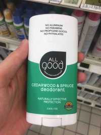 ALL GOOD - Cedarwood & Ppruce - Deodorant