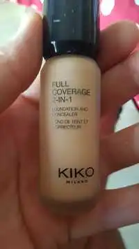 KIKO - Full coverage 2-in-1 - Fond de teint et correcteur