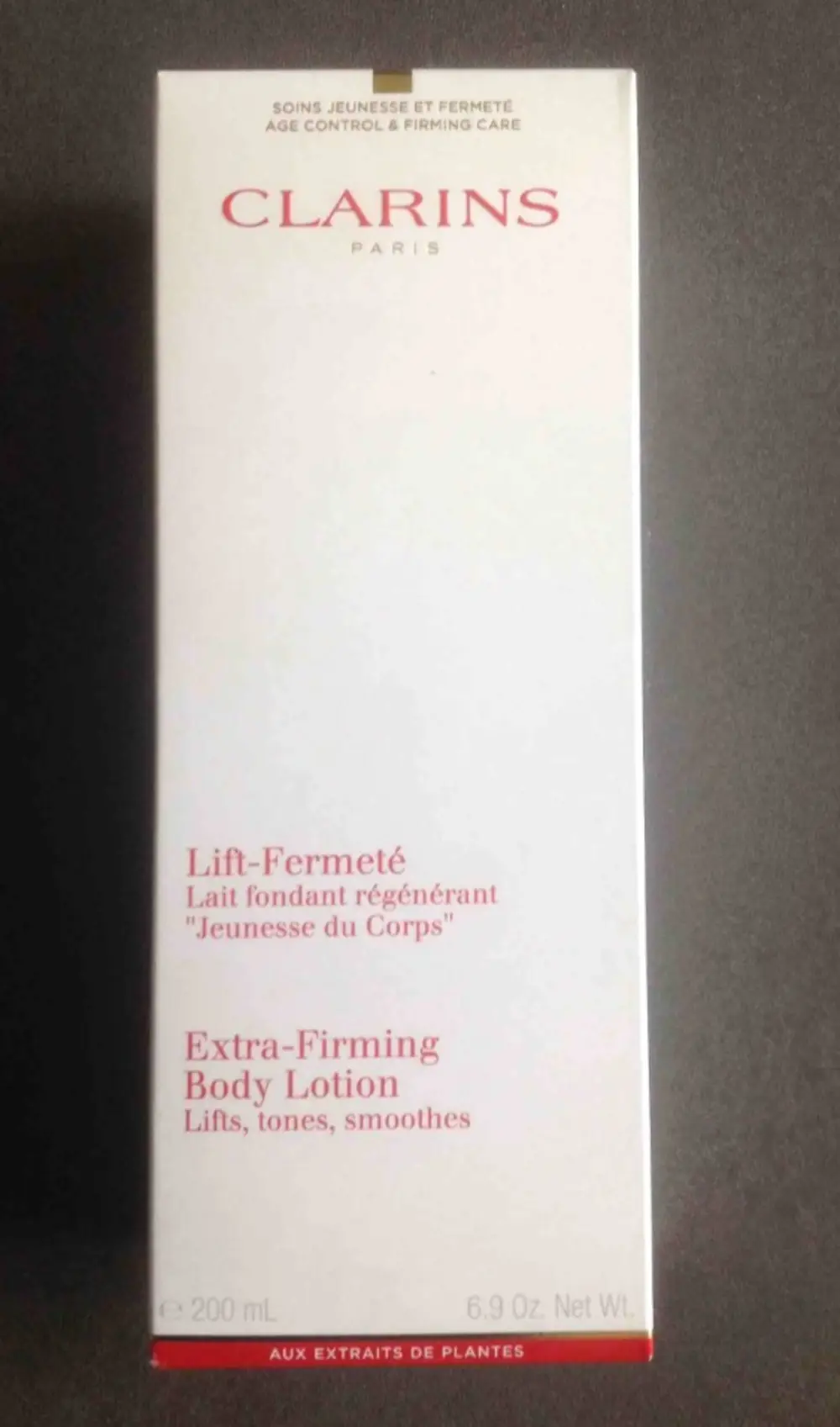 CLARINS - Lift-Fermeté - Lait fondant régénérant jeunesse du corps