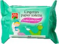 BELLE FRANCE - Lingettes papier toilette parfum melon d'eau