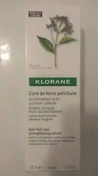 KLORANE - Cure de force antichute