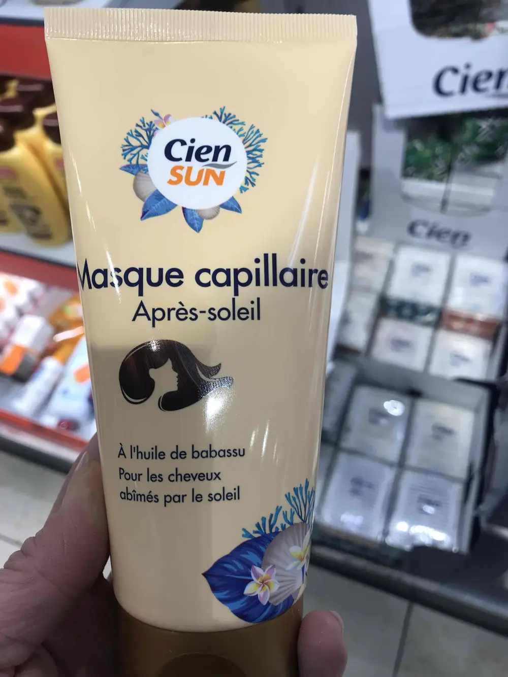 LIDL - Cien sun - Masque capillaire apres soleil 