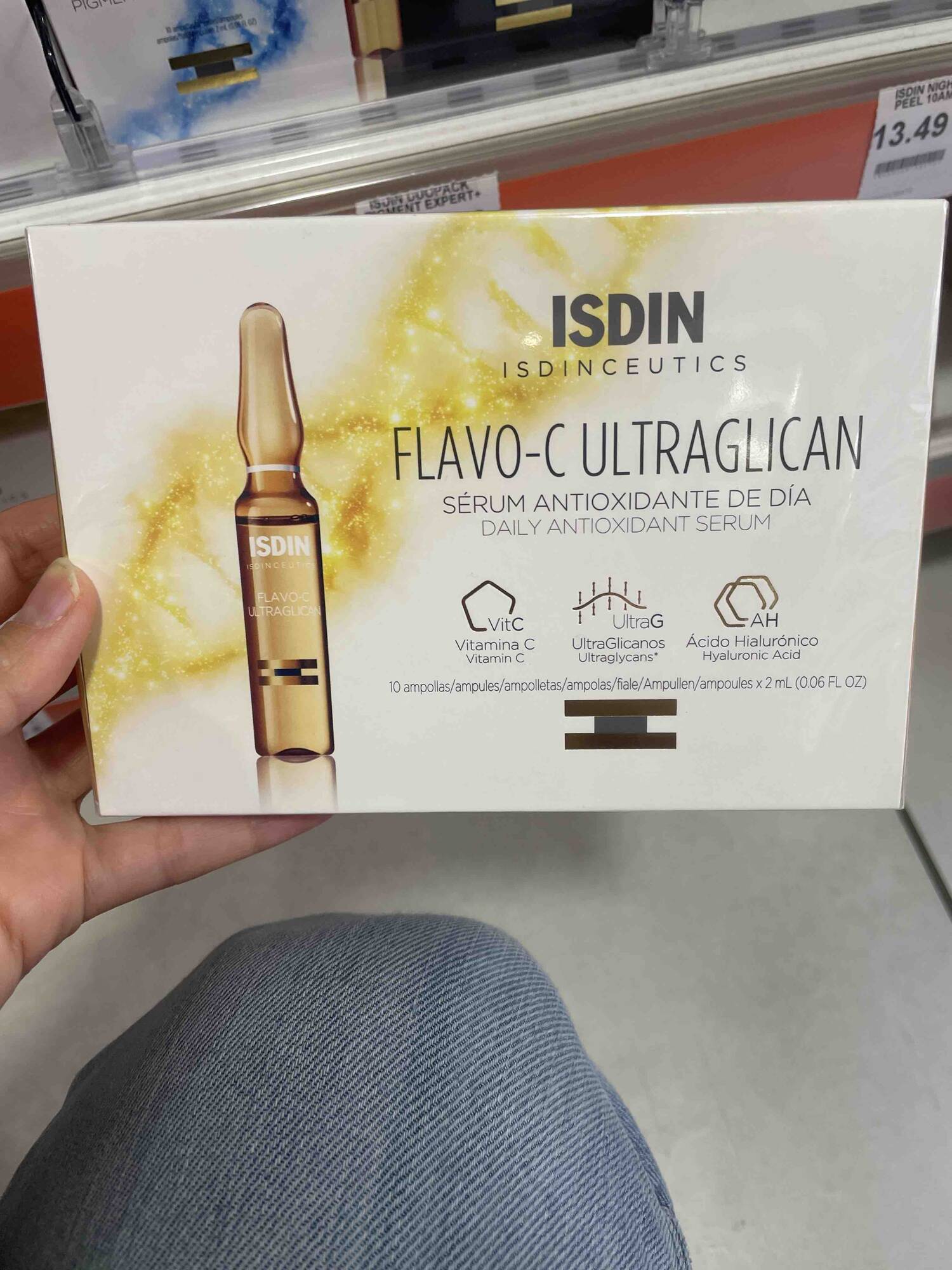 ISDIN - Flavo-c ultraglican - Sérum antioxidante de dia