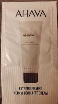 AHAVA - Revitalize - Extreme firming Neck & Décolleté Cream
