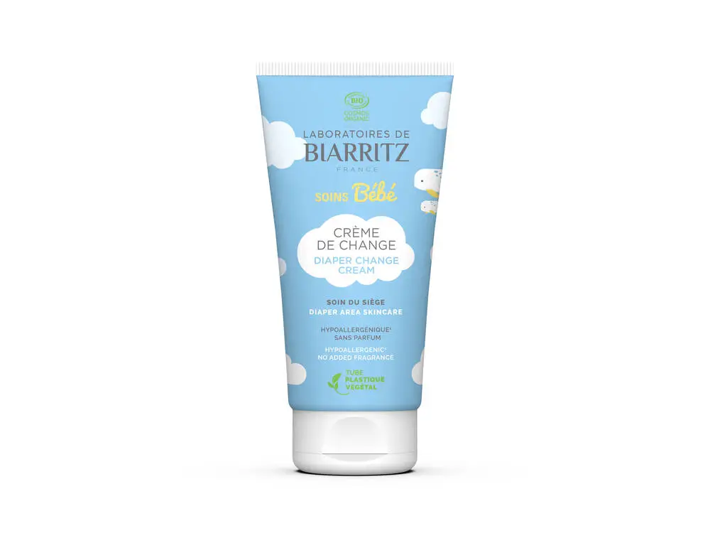 LABORATOIRES DE BIARRITZ - CRÈME DE CHANGE BÉBÉ CERTIFIÉE BIO - 75 ML