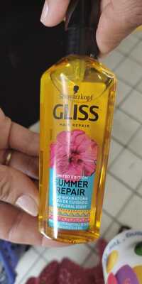 SCHWARZKOPF - Gliss summer repair - Olio riparatore with floral scent
