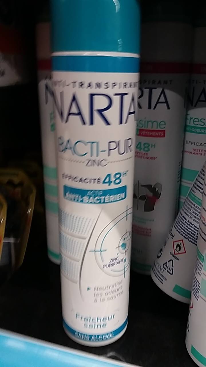 NARTA - Bacti-pur zinc - Anti-transpirant 