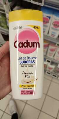 CADUM - Lait de douche surgras - Lait de vanille