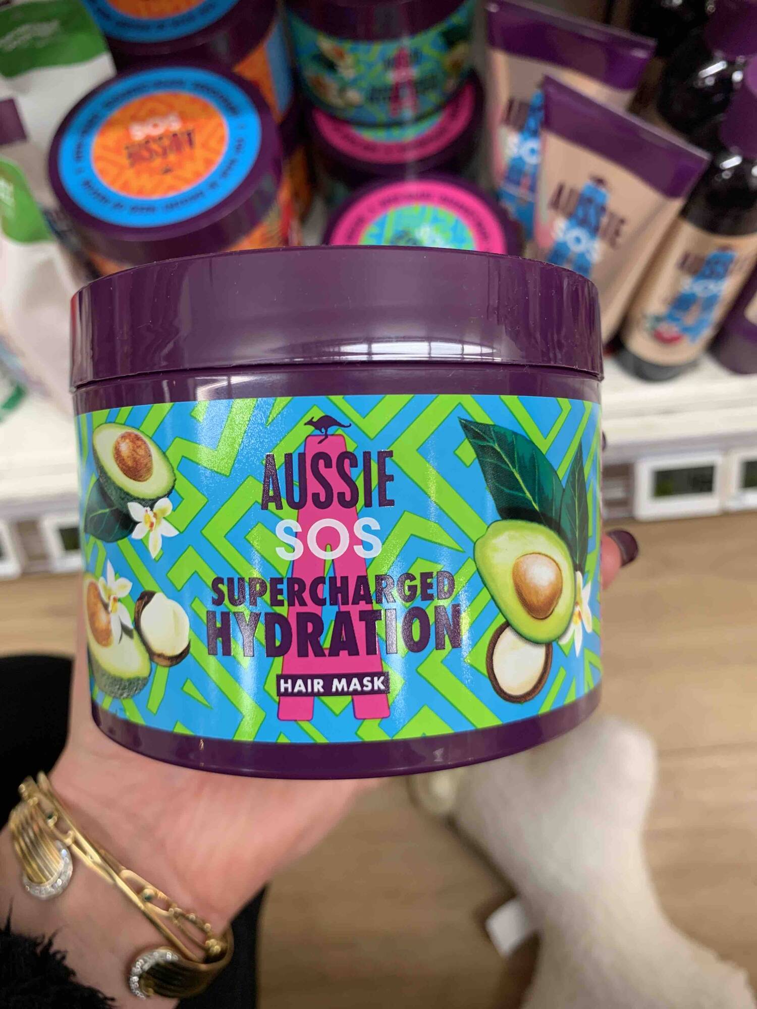 AUSSIE - SOS - Supercharged hydration hair mask