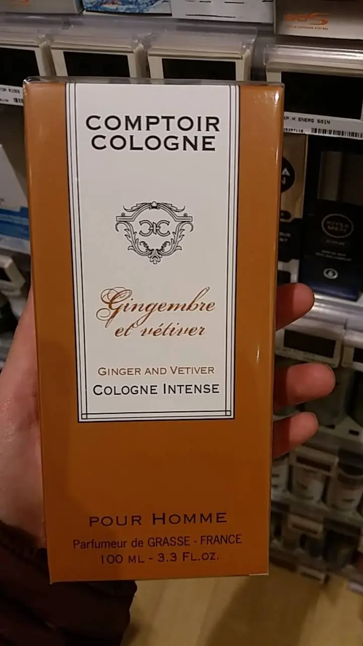 COMPTOIR COLOGNE - Gingembre et vétiver pour homme - Parfumeur de Grasse