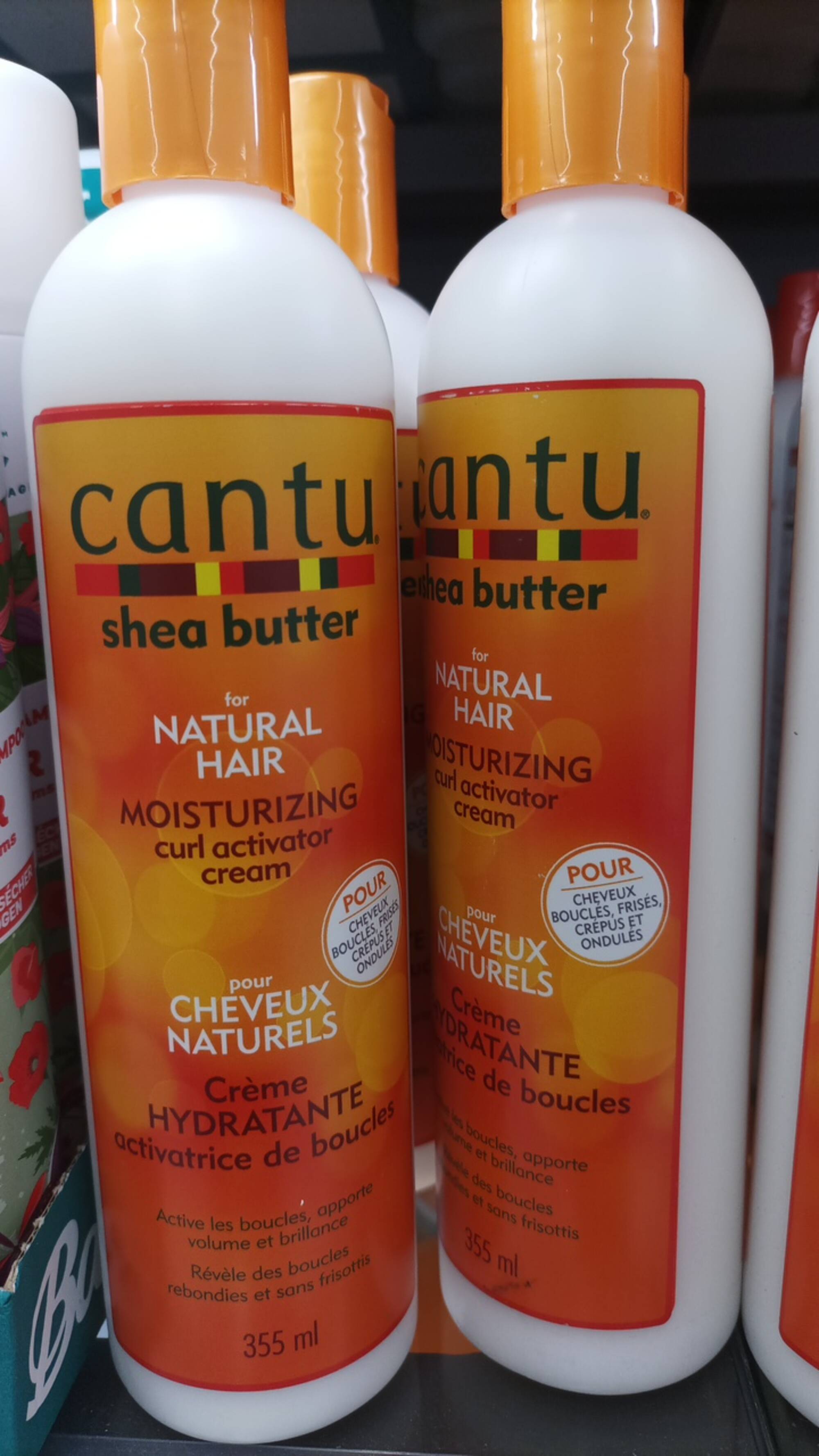 CANTU - Shea butter - Crème hydratante activatrice de boucles