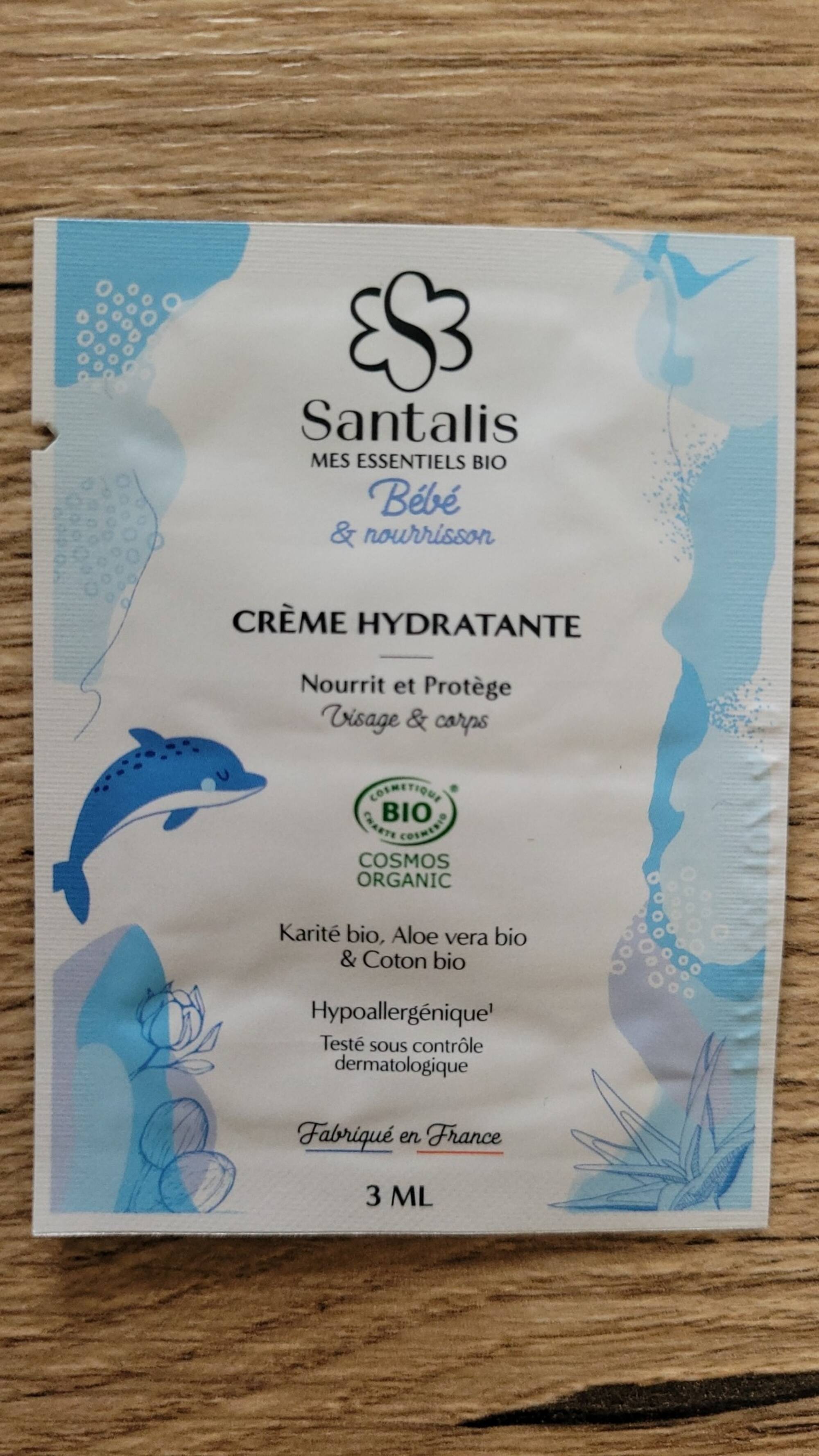 SANTALIS - Mes essentiels bio Bébé & Nourrisson - Crème hydratante