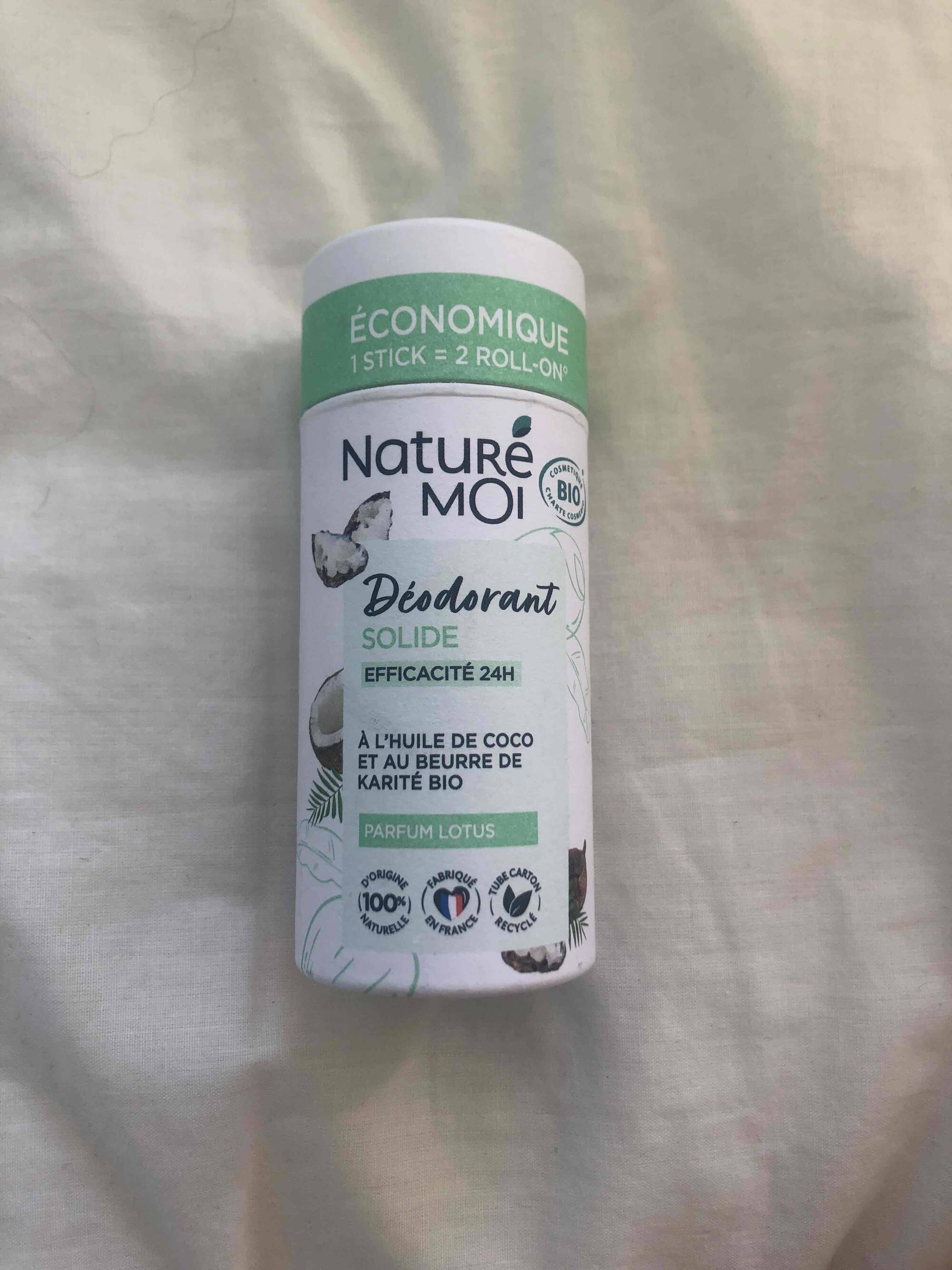 NATURÉ MOI  - Deodorant solide 24h à huile de coco karite