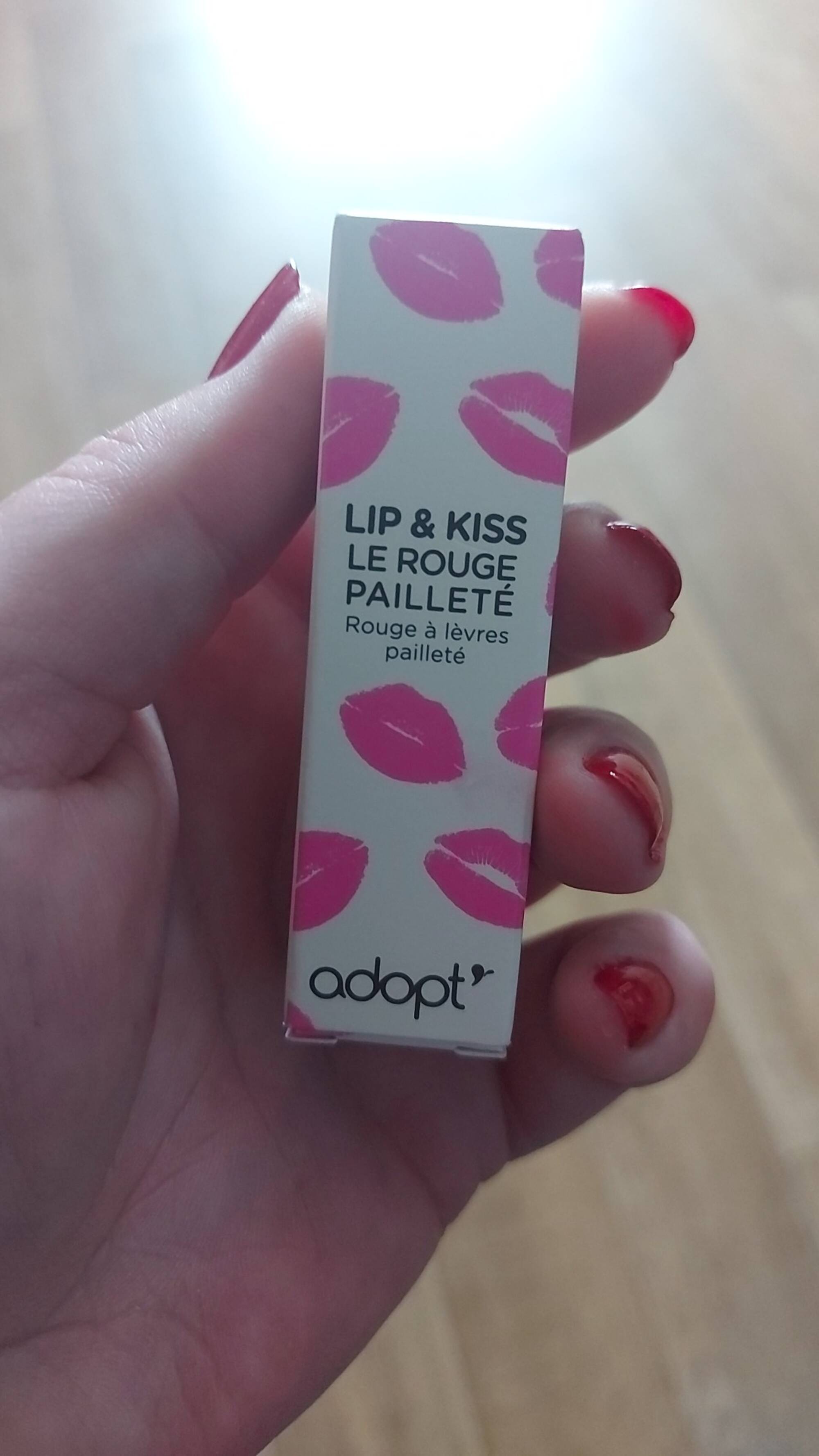 ADOPT' - Lip & kiss - Rouge à lèvres pailleté