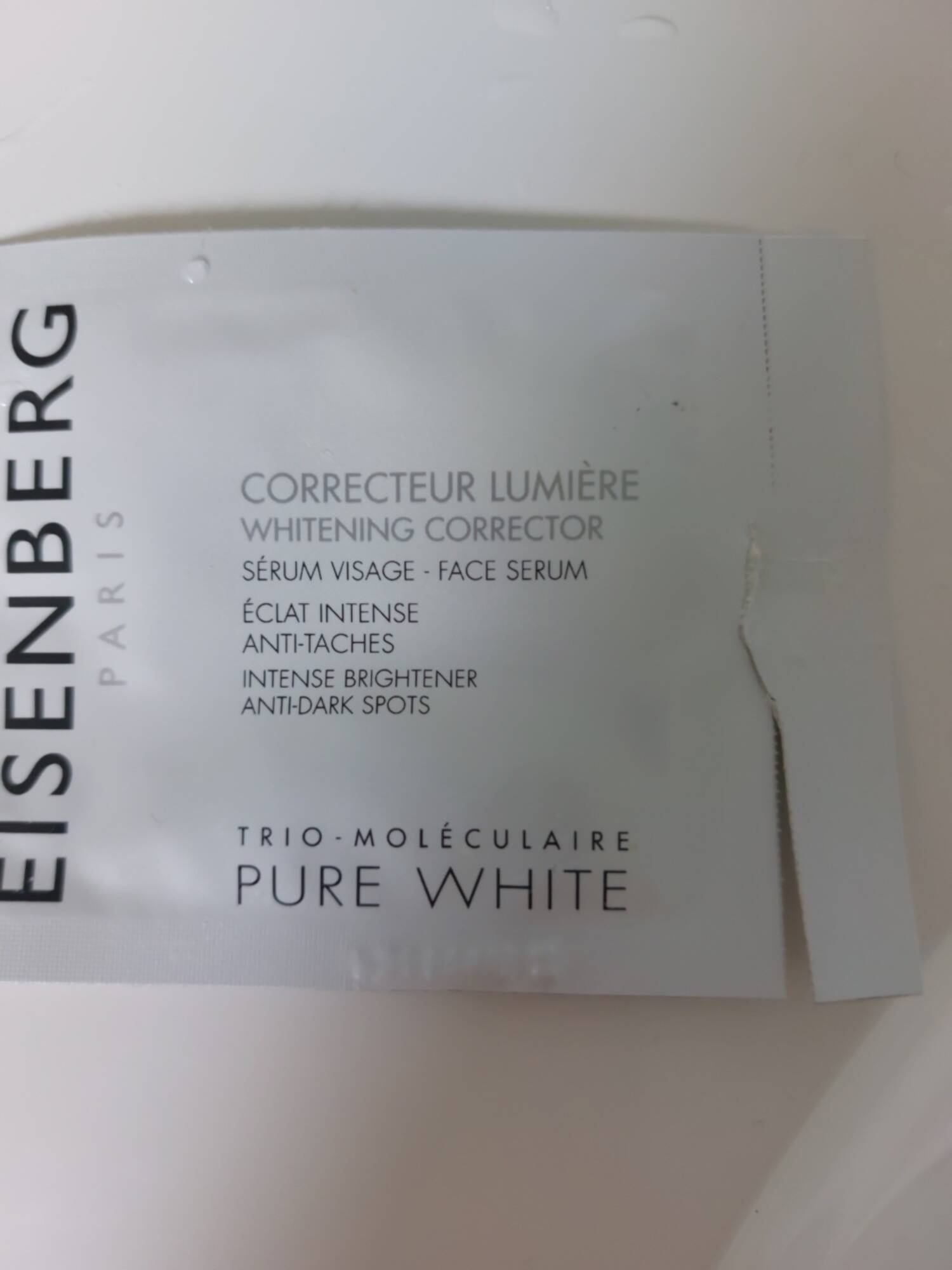 EISENBERG - Pure white - Sérum visage