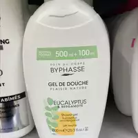 BYPHASSE - Eucalyptus & bergamote - Gel de douche plaisir nature