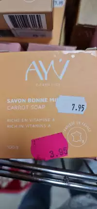 AYV COSMETICS - Savon bonne mine au carotte