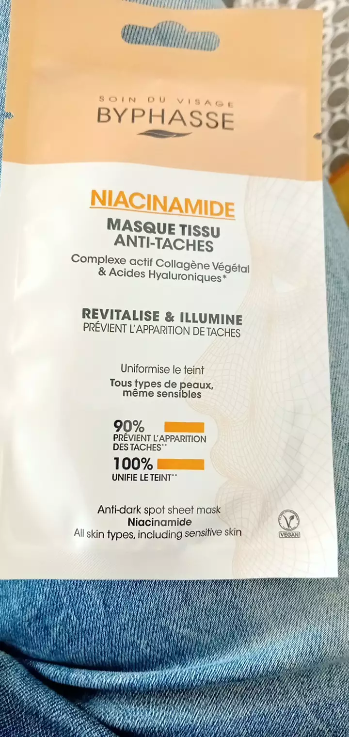 BYPHASSE - Niacinamide - Masque tissu anti-tâches
