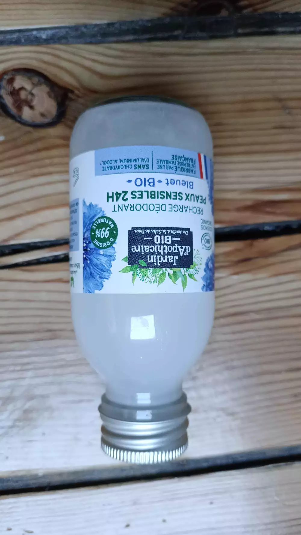 JARDIN D'APOTHICAIRE - Recharge déodorant bleuet bio 24h