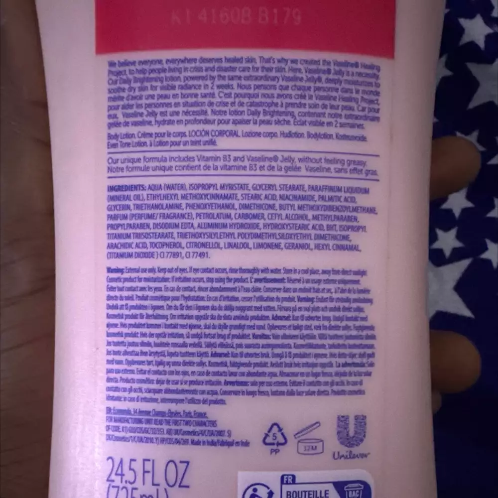VASELINE - Daily brightening - Body lotion
