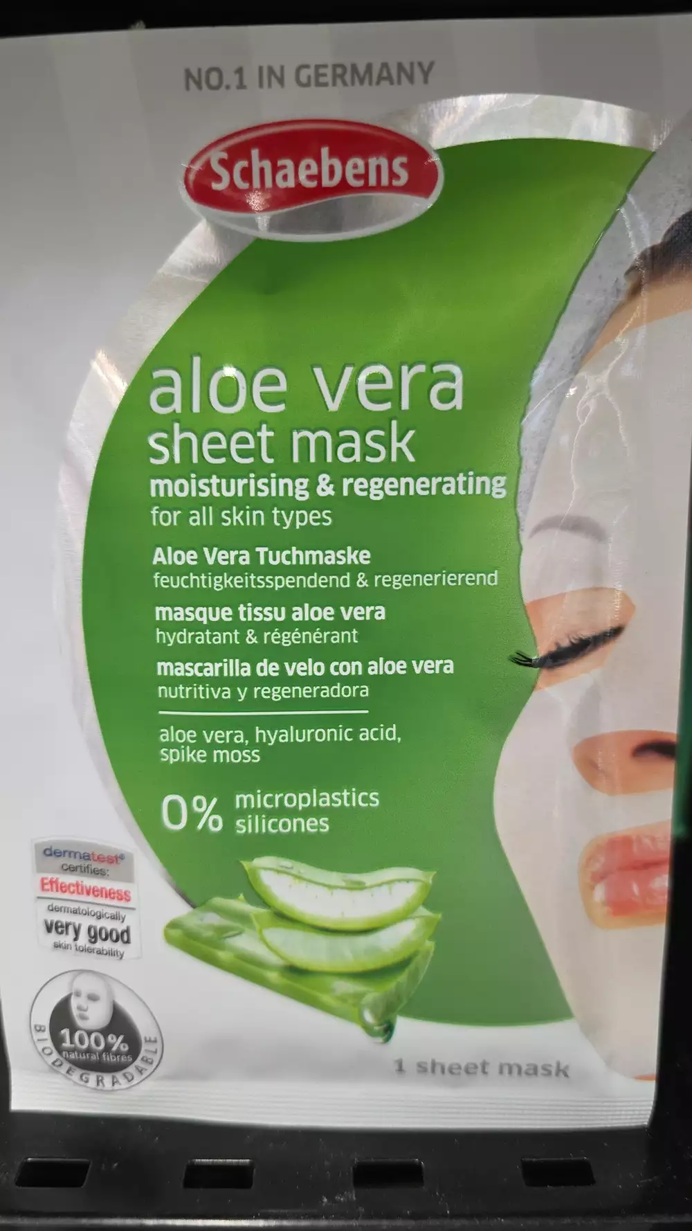 SCHAEBENS - Aloe vera - Sheet mask