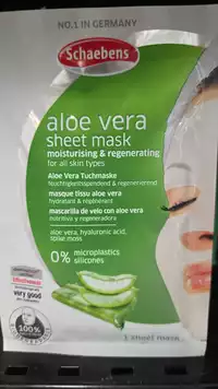 SCHAEBENS - Aloe vera - Sheet mask