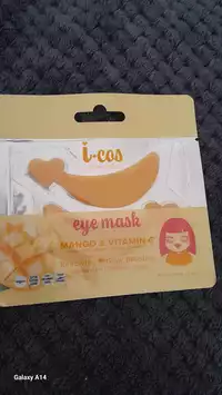 I-COS - Masque pour les yeux mangue & vitamine C 