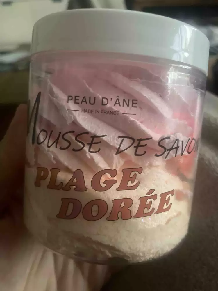 PEAU D'ANE - Plage dorée - Mousse de savon