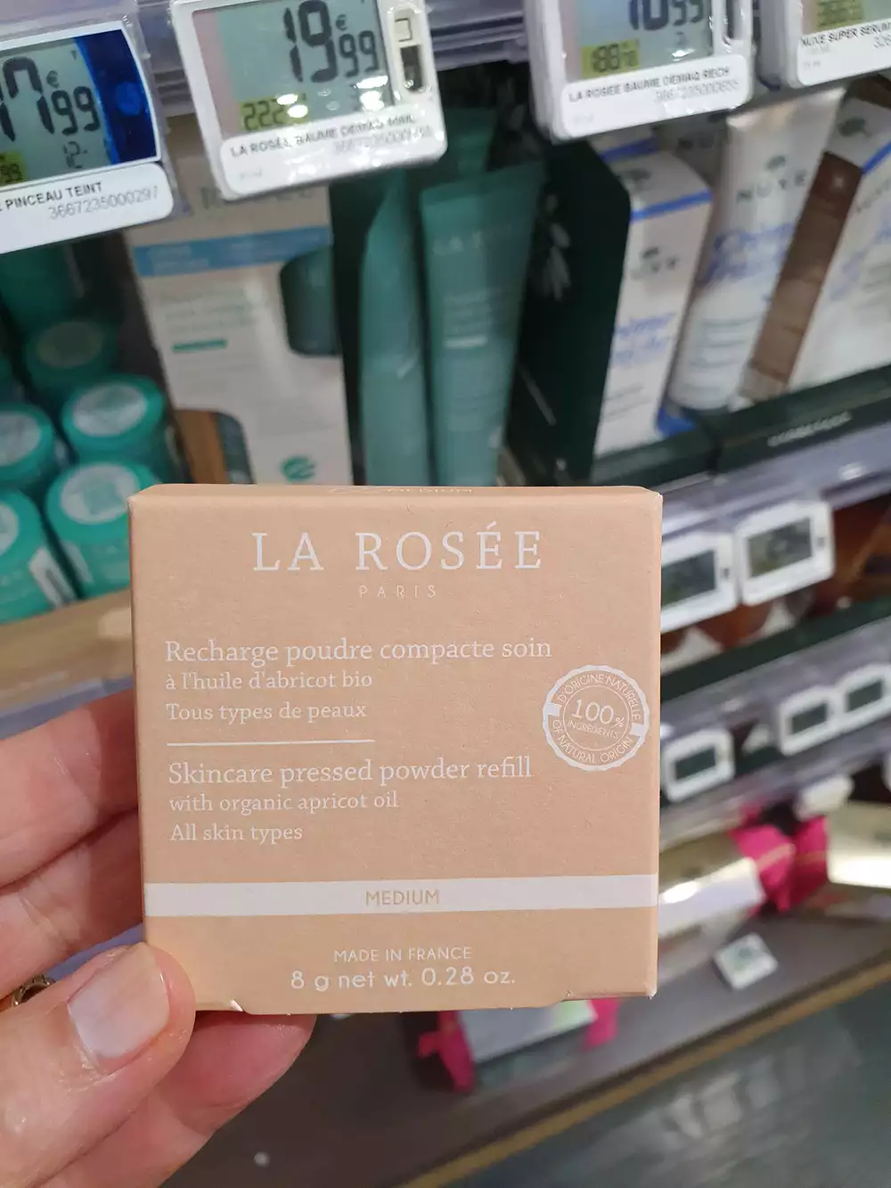 LA ROSÉE - Recharge poudre compacte soin medium