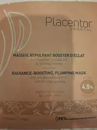 PLACENTOR - Masque repulpant booster d'éclat 