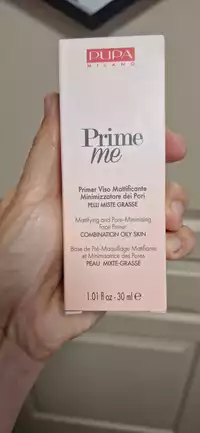 PUPA MILANO - Prime me - Base de pré-maquillage matifiante