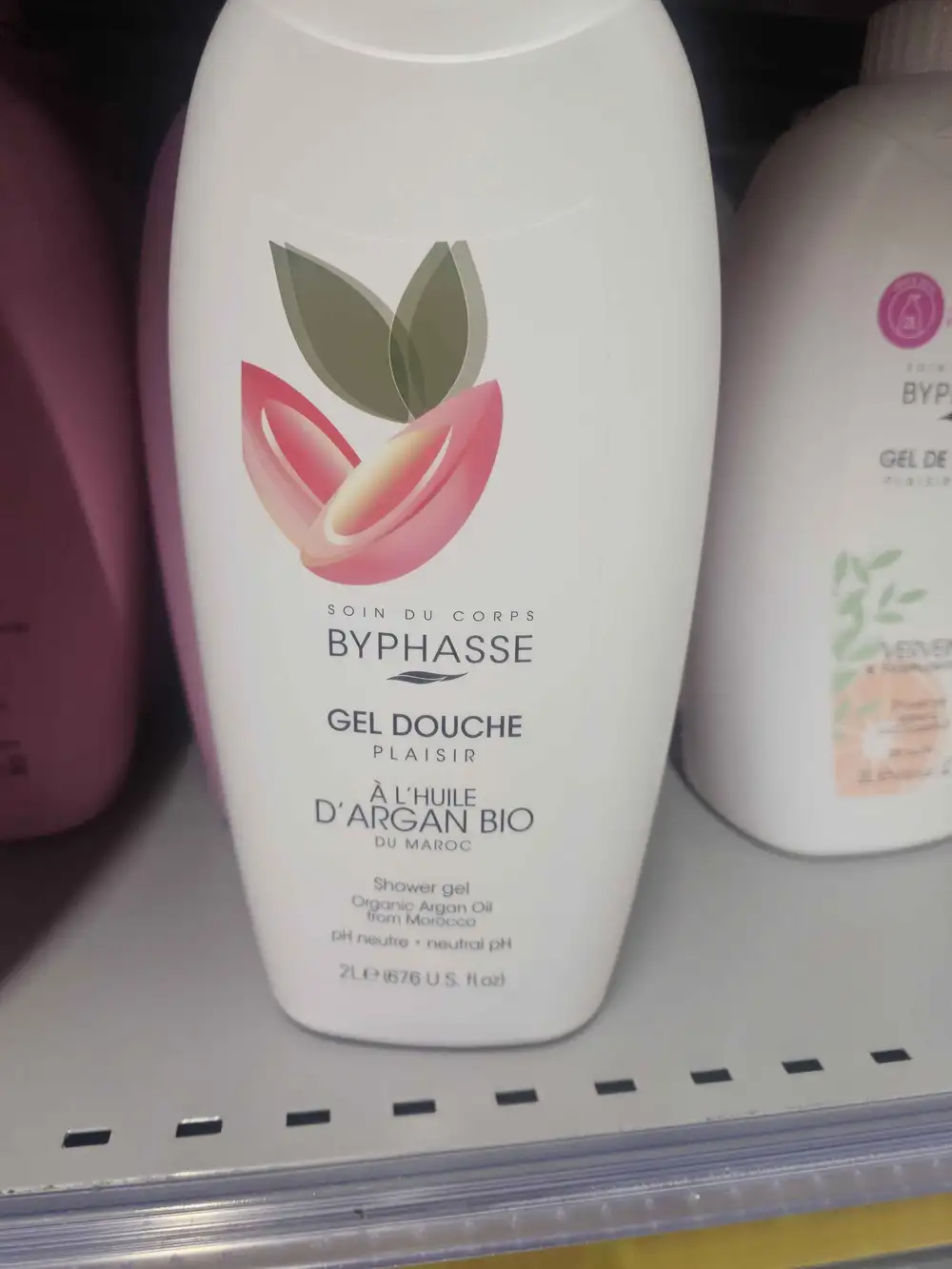 BYPHASE - Gel douche à l'huile d'argan bio