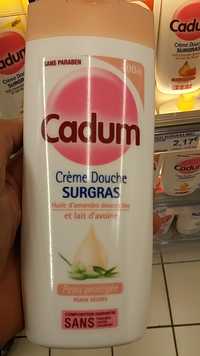 CADUM - Crème douche surgras huile d'amandes douces bio et lait d'avoine