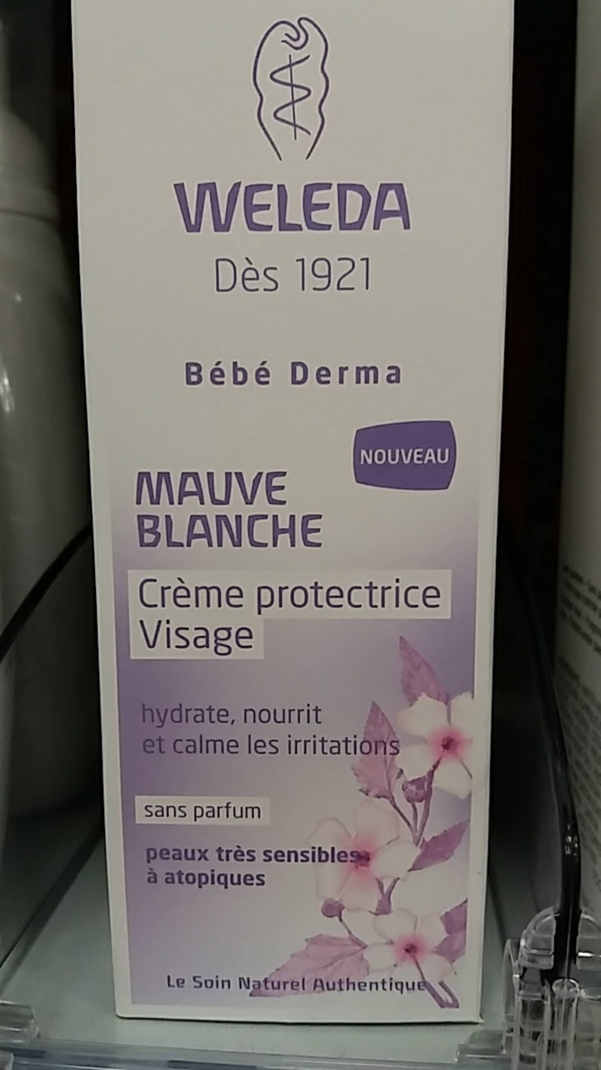 WELEDA - Bébé Derma - Crème protectrice visage à la mauve blanche