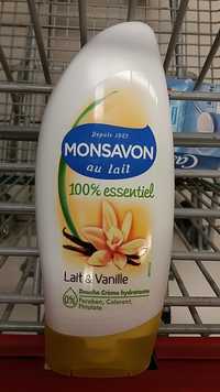 MONSAVON - Au  lait 100% essentiel douche crème hydratante