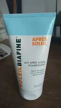 BIAFINE - Soleilbiafine - Lait après soleil nourrissant