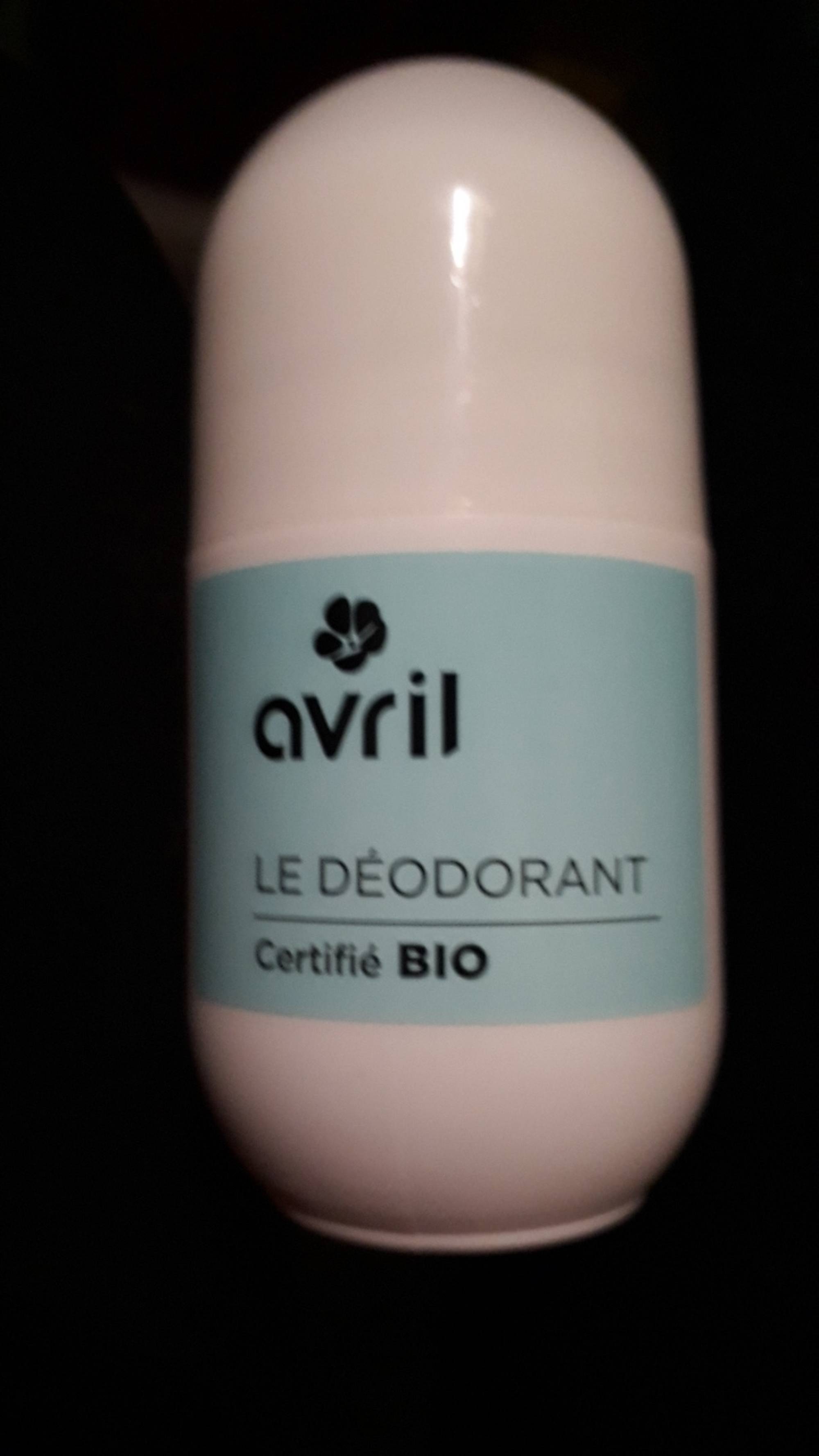 AVRIL - Le déodorant certifié bio